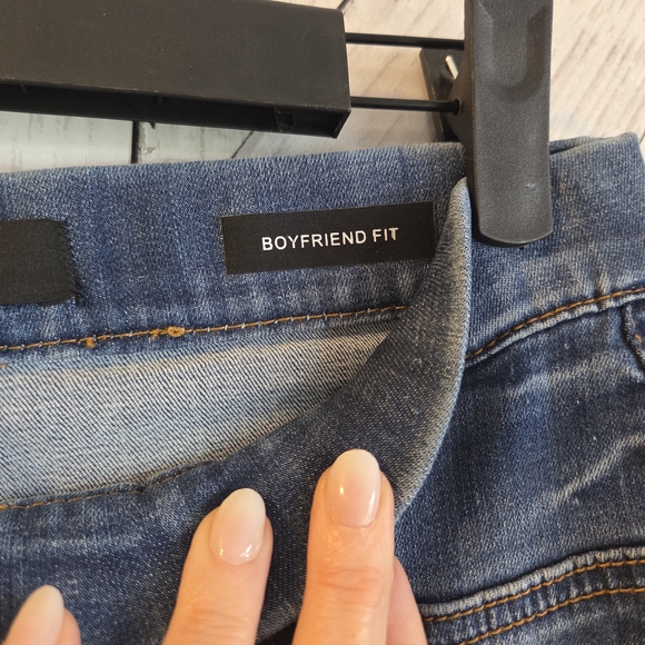 Judy Blue Blue Distressed Boyfriend Jeans - Picture 5 of 8